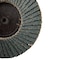 Forney Quick Change Flap Disc, 80 Grit, 3 in 71983 - alternate 4